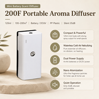 Diffuseur d'arômes professionnel électrique sans eau portable Koeazy avec une capacité de 120 ml et une batterie