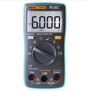 มัลติมิเตอร์ดิจิตอลอเนกประสงค์ <span class=keywords><strong>ANENG</strong></span> AN8002 รุ่นใหม่ล่าสุด 6000 ค่า ความแม่นยำสูง วัดอุณหภูมิ AC/DC แบบพกพา - Product Image 1