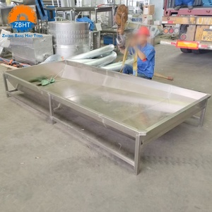 Tanque de Recolección de Sangre de Ganado de Acero Inoxidable 304 Personalizado para Equipos de Procesamiento de Líneas de Escurrido en Mataderos - Product Image 1