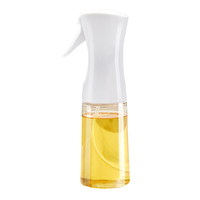 Pulvérisateur d'huile d'olive en verre en forme de bec de canard, à pression, pour cuisson saine, 220 ml, modèle