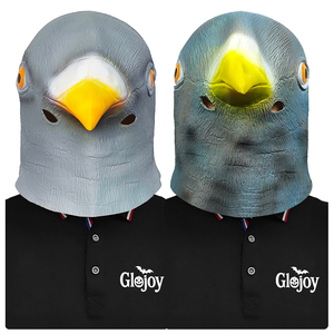 หน้ากากหัวนกพิราบทำจากยางลาเท็กซ์ สำหรับงานปาร์ตี้ฮาโลวีน ของเล่นตลก ปรับแต่งได้ ใช้สำหรับงานแฟนซีคอสเพลย์ อุปกรณ์ประกอบฉากสำหรับผู้ใหญ่และเด็ก - Product Image 3