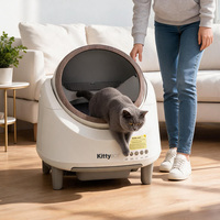Novedad 2026: Arenero Automático para Gatos con Capacidad de 80L, Limpieza Automática, Nivelación de Arena y Función de Vaciado