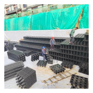 <span class=keywords><strong>Gouttière</strong></span> pour eaux usées domestiques Drainage Filtrage Stockage Modulaire Caisse souterraine Bassins Stockage à clipser Réservoir modulaire - Product Image 5