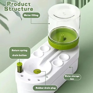 Nettoyeur de pinceaux en gros pour aquarelle et huile, avec gobelet de rinçage et distributeur d'eau à égouttement - Product Image 3