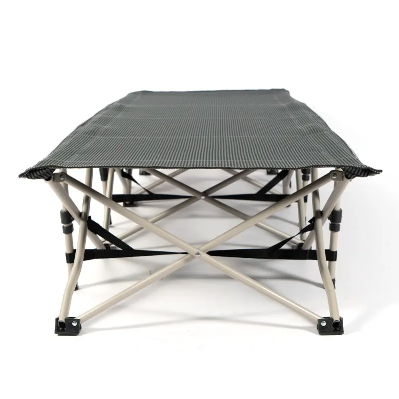 Hitree cama dobrável de alumínio para acampamento, cama ultraleve portátil para piquenique ao ar livre