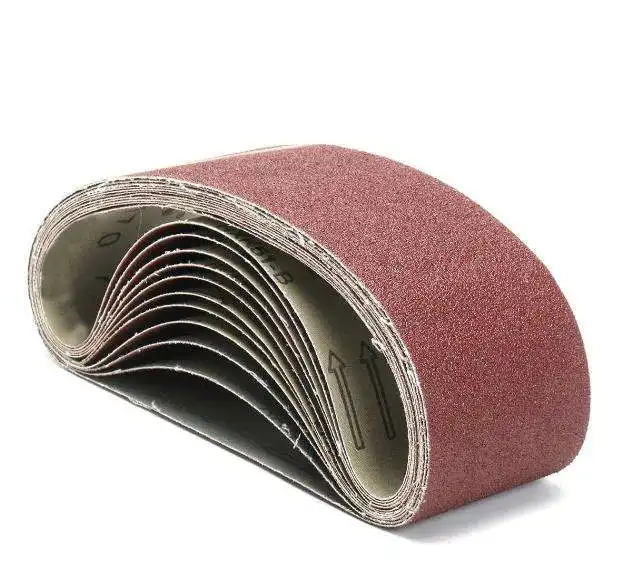 Cinturón de papel de lija abrasivo con revestimiento cerámico para moler material duro, cinturón de lijado de fundición, grano 60-10000