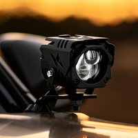 Phares JHS 30W à faisceau haut et bas en forme de hibou, étanches, antibrouillard, mini-lentille LED, projecteur pour moto, voitures, Jeep, camions