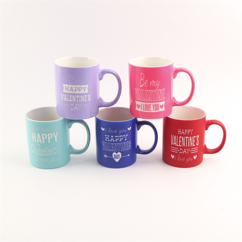 Customizable Logo Laser Ceramic Mug Shaped