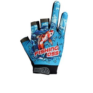 Outdoor Sports Exposed Three-finger Outdoor Fishing Gloves Non-<b>slip</b> Wear-resistant Cycling Half-finger Fishing Equipment - Product Image 1
