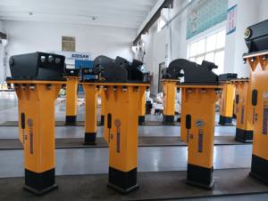 Brise-roche hydraulique SOOSAN personnalisé SB30, type boîte, démolition de roche, burins de 53 mm, marteau pour mini-excavatrices et chargeuses compactes - Product Image 5