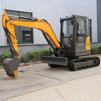 FREE SHIPPING Kubota Engine Excavator Automatic Transmission Hydraulic Micro Compact New Mini Excavators 2 Ton for Sale