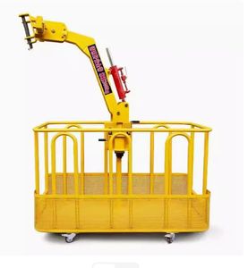 Marco de grúa de pie para personas Material de acero inoxidable Ingeniería Construcción Cestas de grúa Piezas de maquinaria de construcción - Product Image 2