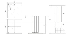 Линейный привод электродвигателя для таблицы 24V с 3-я ступенями электрическая подъемная колонна 6000N - Product Image 5