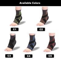 Offre Spéciale réglable cheville soutien manchon Compression course basket-ball Protection Nylon tricoté sport cheville orthèse
