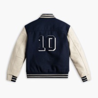 Blouson Bomber Homme Personnalisé en Satin avec Manches en Cuir PU, Coupe Ample, Uniforme Décontracté, Lourd et Robuste
