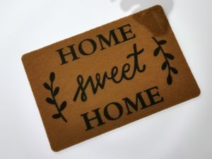 Imitations Noix De Coco Entrée Extérieur Intérieur Antidérapant Uni Coir Bienvenue Paillasson - Product Image 2