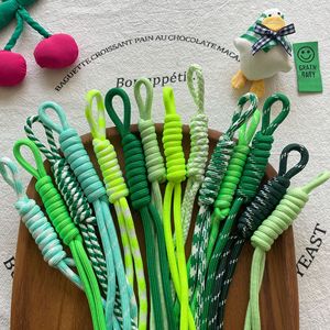 Wholesale Multi Colors Nylon Braided Lightweight Eco-Friendly Hook Keychain Bag Charms <strong>Lanyard</strong> Diy Ropes - Product Image 2