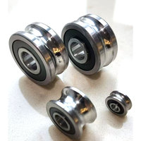 Roulement à rouleaux de voie de rainure SG15 U 5x17x8mm roulement de guidage linéaire scellé à Double rangée pour Machine d'au