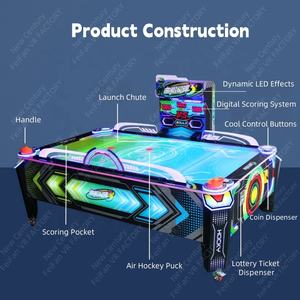 <span class=keywords><strong>Mesa</strong></span> De <span class=keywords><strong>Hockey</strong></span> De aire De madera portátil <span class=keywords><strong>Mesa</strong></span> De <span class=keywords><strong>Hockey</strong></span> De Aire máquina De juego De Arcade interactivo que funciona con monedas bolas De disco De <span class=keywords><strong>Hockey</strong></span> sobre hielo - Product Image 2