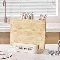 Sortie d'usine cuisine support de planche à découper multifonction couteau étagère fourchette baguettes boîte de rangement couverts Pot couvercle support de rangement