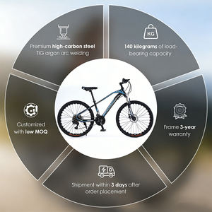 Vélo de montagne 21 vitesses en stock, disponible en gros, 26 pouces, frein à disque, jante en aluminium, Bicicleta De Montana Mtb, vélo pour adultes - Product Image 3