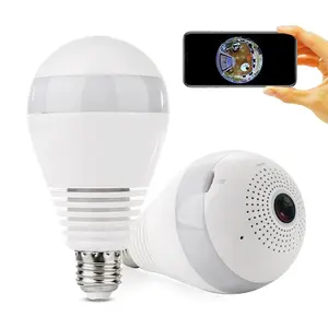 Drops hipping V380 Wifi Bulb Kamera Licht Panorama 1080P HD Lampen fassung Home Security Wireless Spotlight IP-Kamera