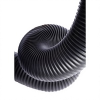 Conduit en plastique ondulé fendu de 3 pouces, haute pression, anti-UV, flexible, pour câblage électrique