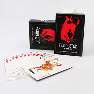 Professional Custom Paper Playing Card Factory OEM Personalized PVC Black Poker Cards For Family <b>Entertainment</b> - Product Image 2