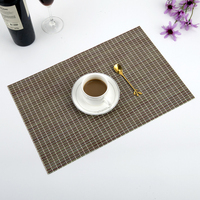 Napperon de table de luxe moderne carré, isolant thermique, écologique, 70% PVC + 30% Polyester, certifié REACH, pour cuisine et salle à manger