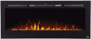 <span class=keywords><strong>Chimenea</strong></span> Eléctrica Inteligente - Modelo Sideline de 50 Pulgadas de Ancho, Empotrada en la Pared, Calentador de 1500 W, Termostato, Compatible con <span class=keywords><strong>Alexa</strong></span>/WiFi, 30 - Product Image 4