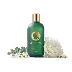 Shampoo pour chat à poils longs VELVETPAW Premium & Shampooing + Après-shampoing 2-en-1 Extrait de camomille Formule soie Pour chats persans et Maine Coon - Product Image 1