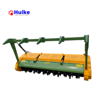 Maquinaria Agrícola Huike, Desbrozadora de Martillos de 3 Puntos con Toma de Fuerza, Caja de Engranajes Hidráulica de Servicio Pesado, Trituradora Forestal para Tractor