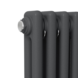Radiatore di riscaldamento verticale del bagno d'acciaio della stanza nera moderna all'ingrosso di alta qualità antracite 2/3 radiatore della colonna per la stanza - Product Image 4