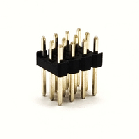 Connecteur de carte à carte mâle RealRun 2,0 mm, droit, 3 rangées, connecteur PCB avec 3*4P, 3 rangées de connecteurs pour connecteurs et boîtiers de câbles