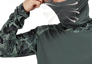 Camisa de Pesca Personalizada para Hombre <span class=keywords><strong>con</strong></span> Protección UPF 50, Secado Rápido, Manga Larga, Transpirable y <span class=keywords><strong>con</strong></span> Mascarilla de Malla - Product Image 5