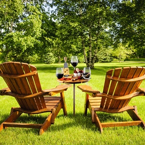 Plateaux de service en bois de bambou avec poignée Plateau long à café Plateau à <span class=keywords><strong>vin</strong></span> et à fromage d'extérieur portable avec ustensiles de service - Product Image 4