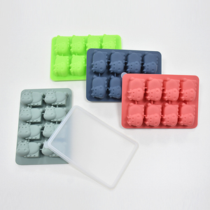 Molde de silicona 3D de 6 cavidades con forma de vaca de las Tierras Altas, apto para alimentos, sin BPA, de congelación rápida, fácil de desmoldar, bandeja flexible reutilizable para whisky - Product Image 1