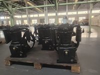 Pasokan Spot 4KW besi cor pompa kompresor udara