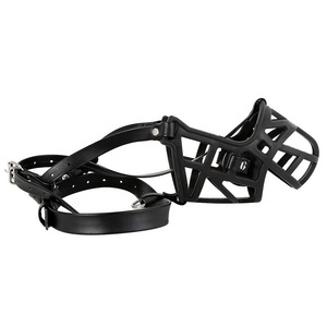 MOGLOVERS Bondage sm cuir réglable chien bouche couverture jouets érotiques avec bouche museau - Product Image 2