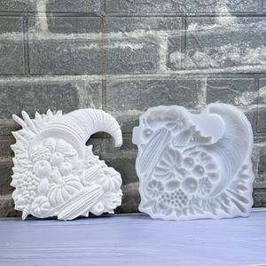 Moule en silicone pour décoration murale de récolte de fruits et légumes M54001, en plâtre et ciment - Product Image 1