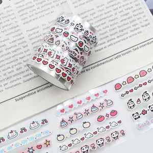 Linda cuenta de mano pegatina japonesa cinta adhesiva decorativa PET washi cinta adhesiva - Product Image 2