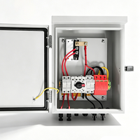 Armoire de distribution électrique basse tension, équipement de commutation électrique, assemblage de panneaux MCCB, indice de protection IP65, OEM ODM mural