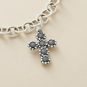 Abalorio de Plata de Ley S925 James Avery, Colgante de Cruz de Fe/Virgen María/Jesús, Pulsera con Cadena, Regalo de Joyería Cristiana - Product Image 6