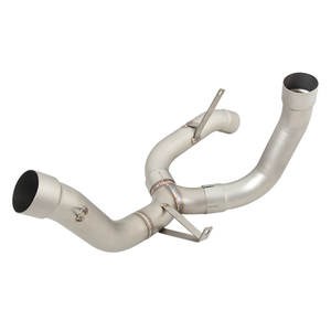 Pour DUCATI <span class=keywords><strong>MONSTER</strong></span> <span class=keywords><strong>950</strong></span> 937 moto échappement en acier inoxydable connecter lien tuyau sans lacet évasion modifié moyen Tube - Product Image 3