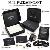 Boîte postale pliable en carton noir personnalisée en gros pour les envois cosmétiques et la livraison de cadeaux boîtes postales d'expédition en carton