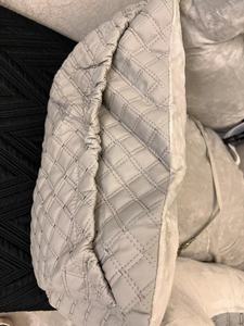 Asiento de cuero PU personalizado para perros, elevador de mascotas, resistente al agua, cama de viaje de lujo, bolsa transportadora - Product Image 5