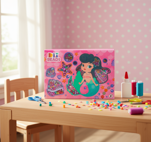 Kit fai da te con perline a tema sirena, perline in plastica, tema fantasy, per bambini dai 7 ai 12 anni - Product Image 2