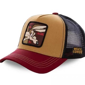 Cartoon Rabbit Mesh Baseball Cap Unisex Breathable Sunshade <b>Hat</b> Cotton Fabric Qingdao Origin Custom Embroidery Cotton Outdo - Product Image 3