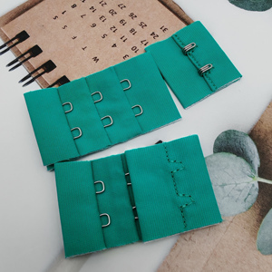 Bande de soutien-gorge en nylon de haute qualité avec crochets et œillets, personnalisable, accessoires de lingerie, fermeture à pression, idéale pour la couture de soutien-gorge - Product Image 5