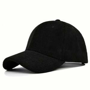 Gorra de Béisbol de Pana Personalizada con Logotipo Bordado al por Mayor - Product Image 2